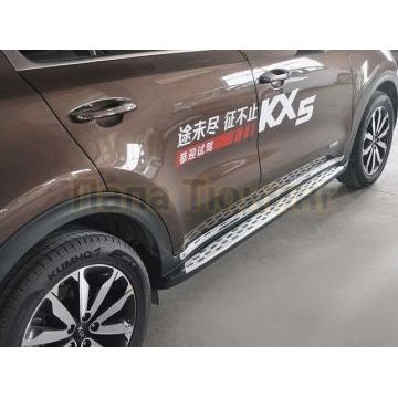 Пороги алюминиевые OEM-style для Kia Sportage 2016-2021