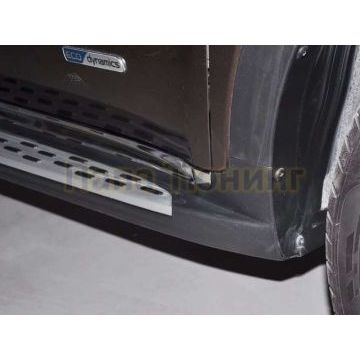 Пороги алюминиевые OEM-style для Kia Sportage 2016-2021