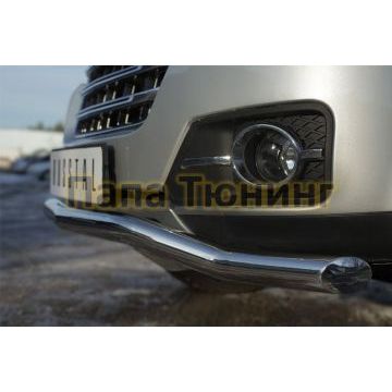 Защита переднего бампера волна d57 РусСталь для Great Wall Hover H3 2014-