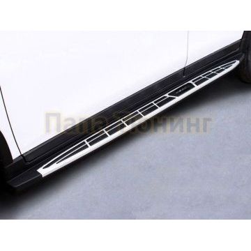Пороги алюминиевые OEM-style для Kia Sportage 2016-2021