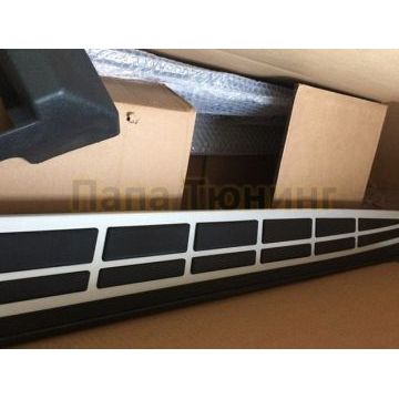 Пороги алюминиевые OEM-style для Kia Sportage 2016-2021