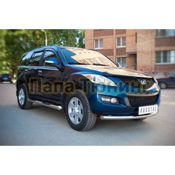 Защита переднего бампера d57 РусСталь для Great Wall Hover H5 2011-2015
