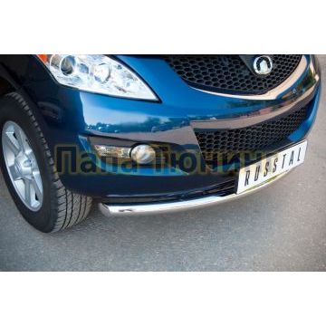 Защита переднего бампера d57 РусСталь для Great Wall Hover H5 2011-2015