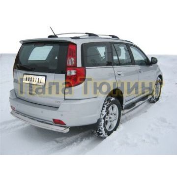 Защита заднего бампера d76 РусСталь для Great Wall Hover H3 2010-2014