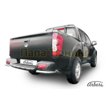 Защита задняя уголки 42 мм Slitkoff для Great Wall Wingle 5 2011-2015 Защита задняя уголки 42 мм Slitkoff для Great Wall Wingle 5 2011-2015