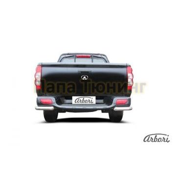 Защита задняя уголки 57 мм Slitkoff для Great Wall Wingle 5 2011-2015 Защита задняя уголки 57 мм Slitkoff для Great Wall Wingle 5 2011-2015