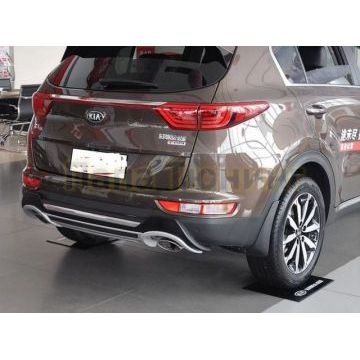 Декоративная накладка заднего бампера OEM Tuning для Kia Sportage 2016 Декоративная накладка заднего бампера OEM Tuning для Kia Sportage 2016