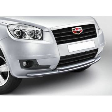 Защита передняя двойная 57-57 мм Rival для Geely Emgrand X7 2013-2016