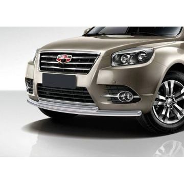 Защита передняя двойная 57-57 мм Rival для Geely Emgrand X7 2016-