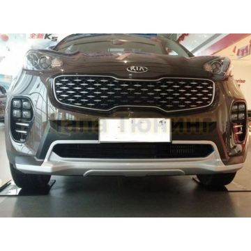 Декоративная накладка переднего бампера OEM Tuning для Kia Sportage 2016