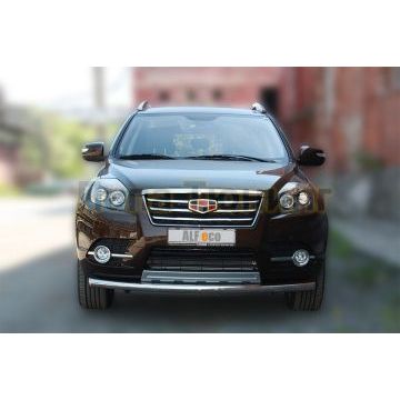 Защита переднего бампера 60 мм ALFeco для Geely Emgrand X7 2013-2016