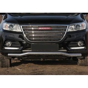 Защита передняя волна 57 мм Rival для Haval H6 2014-