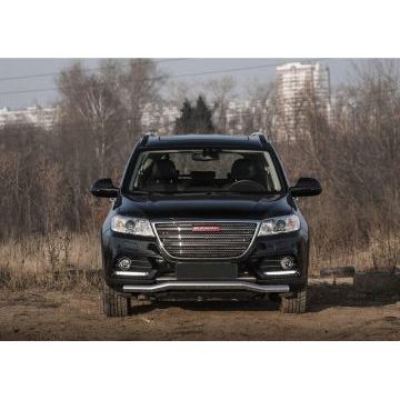 Защита передняя волна 57 мм Rival для Haval H6 2014-
