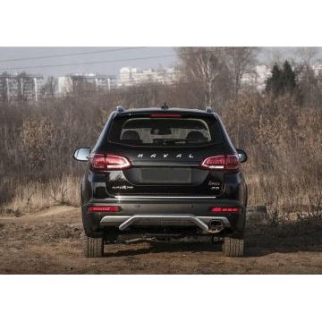 Защита заднего бампера скоба 57 мм Rival для Haval H6 2014-