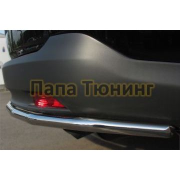 Защита заднего бампера d42 РусСталь для Honda CR-V 2012-2015