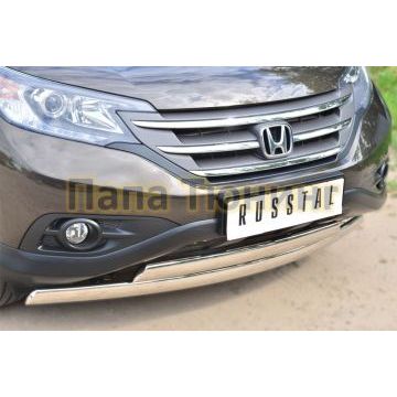 Защита передняя двойная 75-42х2 дуга РусСталь для 2012-2015