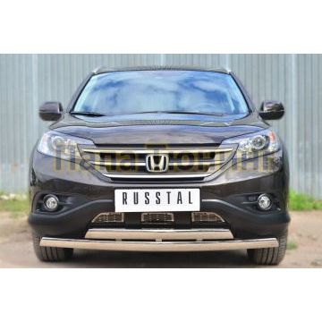 Защита передняя двойная 75-42х2 дуга РусСталь для 2012-2015