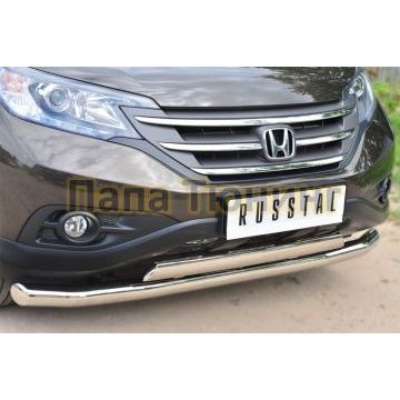 Защита передняя двойная 76-75х42 мм дуга РусСталь для 2012-2015