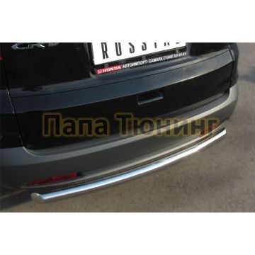 Защита заднего бампера d57 дуга РусСталь для Honda CR-V 2012-2015