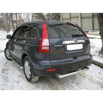 Защита заднего бампера d57 РусСталь для Honda CR-V 2007-2012