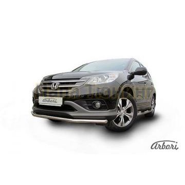 Защита переднего бампера 57 мм Slitkoff для Honda CR-V 2012-