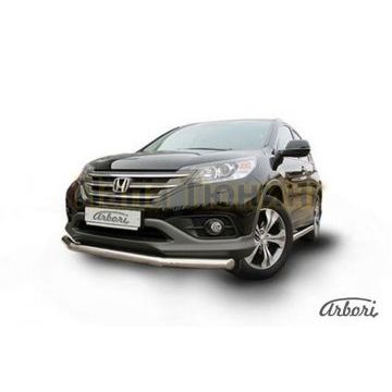 Защита переднего бампера 76 мм Slitkoff для Honda CR-V 2012-
