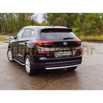 Защита заднего бампера 60 мм для Hyundai Tucson 2018-2021