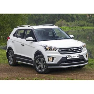 Защита переднего бампера 57 мм Rival для Hyundai Creta 2016-2021