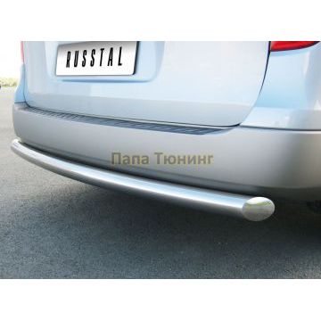 Защита заднего бампера d76 РусСталь для Hyundai H-1 Starex 2007-2018