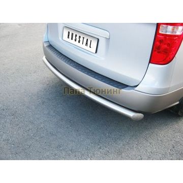 Защита заднего бампера d76 РусСталь для Hyundai H-1 Starex 2007-2018