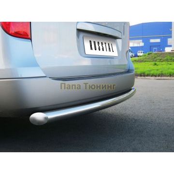 Защита заднего бампера d76 РусСталь для Hyundai H-1 Starex 2007-2018