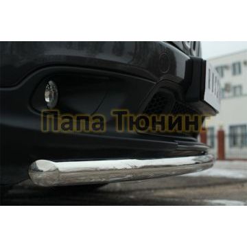 Защита переднего бампера d57 РусСталь для Jeep Cherokee 2014-2018