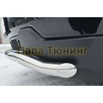 Защита переднего бампера d57 РусСталь для Jeep Grand Cherokee 2010-2013