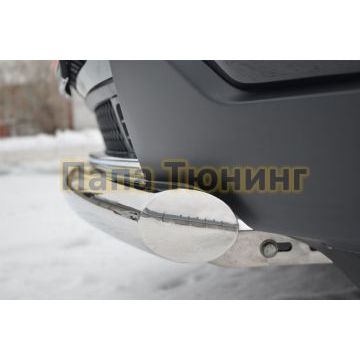 Защита переднего бампера d76 дуга РусСталь для Jeep Grand Cherokee 2010-2013