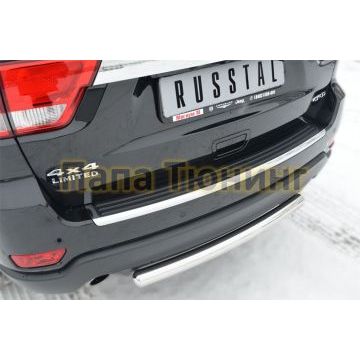 Защита заднего бампера d57 дуга РусСталь для Jeep Grand Cherokee 2010-2013