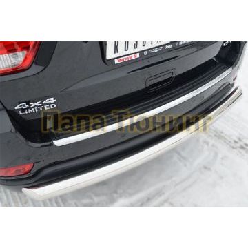 Защита заднего бампера d76 дуга РусСталь для Jeep Grand Cherokee 2010-2013