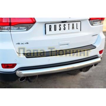 Защита заднего бампера d76 дуга РусСталь для Jeep Grand Cherokee 2013-