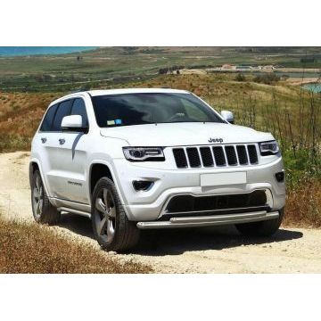 Защита передняя двойная 76-57 мм Rival для Jeep Grand Cherokee 2013-