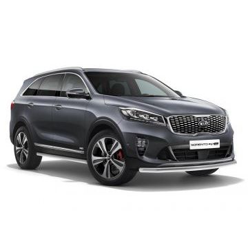 Защита переднего бампера 57 мм Rival для Kia Sorento Prime 2018-