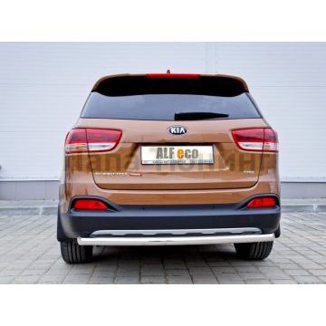 Защита заднего бампера 60 мм ALFeco для Kia Sorento Prime 2015-2017