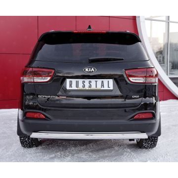 Защита заднего бампера d57 РусСталь для Kia Sorento Prime 2015-2017
