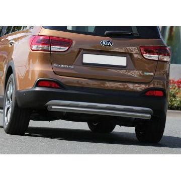 Защита заднего бампера 57 мм Rival для Kia Sorento Prime 2015-2017