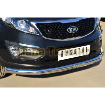 Защита переднего бампера d76 РусСталь для Kia Sportage 2010-2015