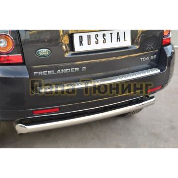 Защита заднего бампера d76 РусСталь для Land Rover Freelander 2 2012-2014
