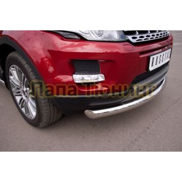 Защита переднего бампера d76 РусСталь для Land Rover Evoque 2011-