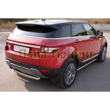 Защита заднего бампера d57 РусСталь для Land Rover Evoque 2011-