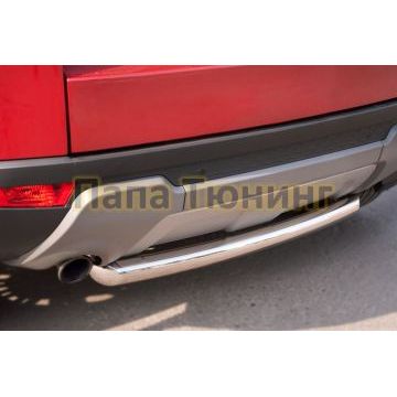 Защита заднего бампера d57 РусСталь для Land Rover Evoque 2011-