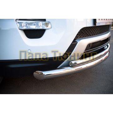 Защита передняя двойная d57-d42 РусСталь для Land Rover Evoque 2011-