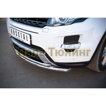 Защита передняя двойная d57-d42 РусСталь для Land Rover Evoque 2011-