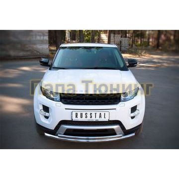 Защита передняя двойная d57-d42 РусСталь для Land Rover Evoque 2011-